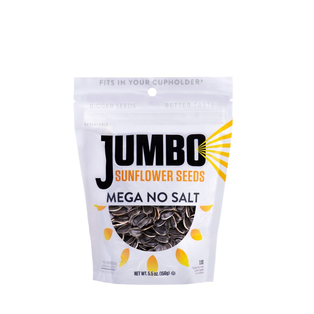 Mega No Salt Seeds (5.5oz) Jumbo Sunflower Seeds + Snacks